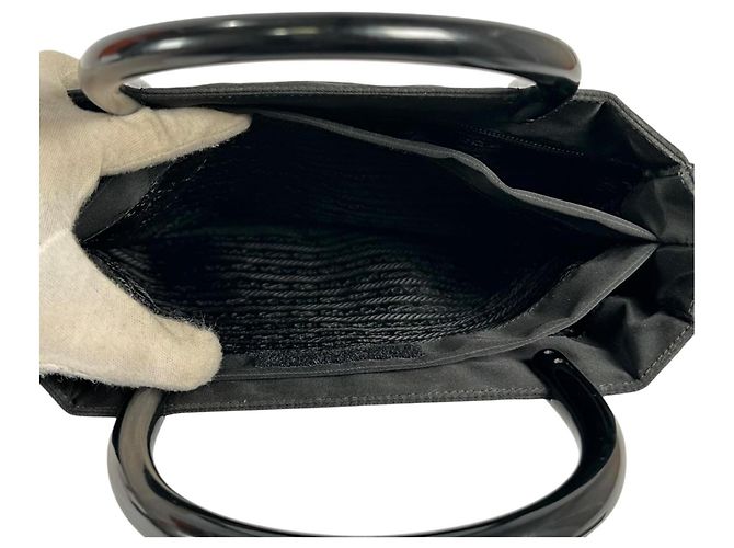 Bolso de mano Prada B8368 para mujer Negro - vista 8