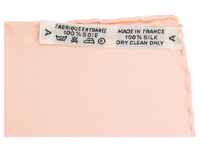 Hermès Pañuelo Hermes Carre 90 BRIDES de GALA Rosa Multicolor - vista 8