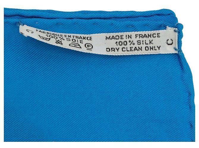 Hermès Foulard Hermes Carre 90 - In commemorazione della Rivoluzione Francese Blu Multicolore - vista 8