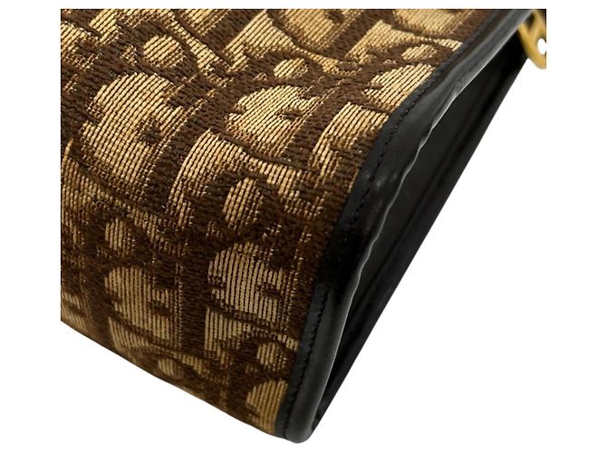 Borsa a tracolla Christian Dior Trotter Marrone - vista 10
