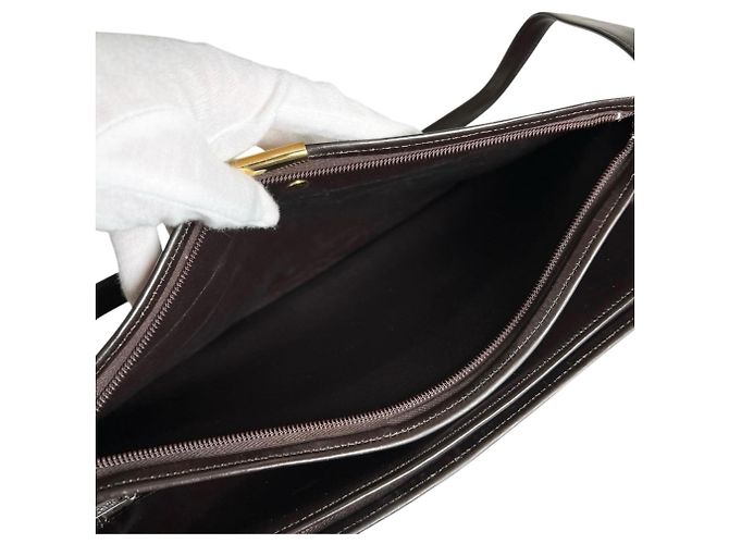 Borsa a tracolla Christian Dior Trotter Marrone - vista 13