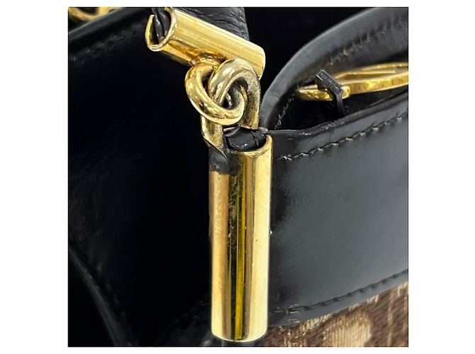 Borsa a tracolla Christian Dior Trotter Marrone - vista 16