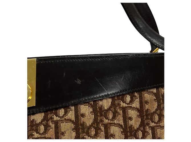 Borsa a tracolla Christian Dior Trotter Marrone - vista 18
