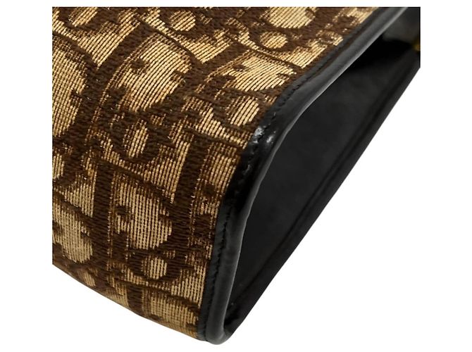 Borsa a tracolla Christian Dior Trotter Marrone - vista 8