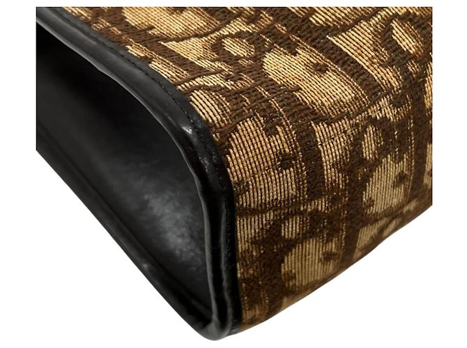 Borsa a tracolla Christian Dior Trotter Marrone - vista 9