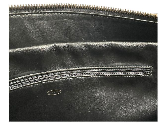 Bolsa de Ombro Tote com Corrente Chanel em Pele de Bezerro Grão Preto - vista 10