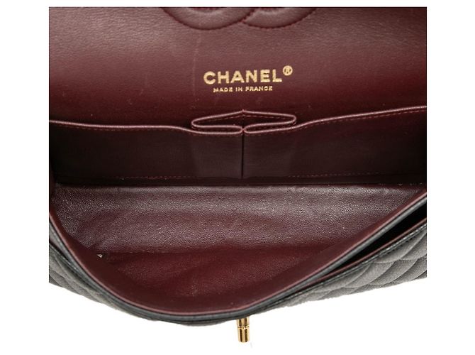 Bolsa de Ombro Chanel Matelassé 25 Double Flap com Corrente Preto - vista 4
