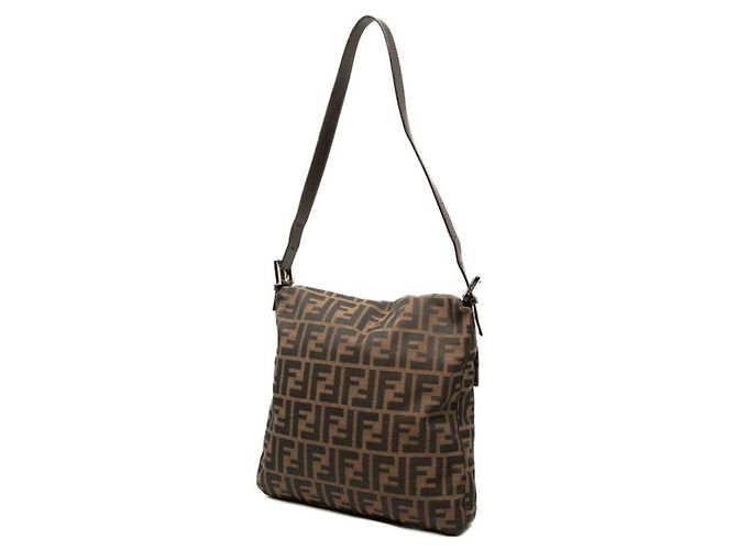 Fendi Zucca FF Logo One-Shoulder Bag Braun - Ansicht 2