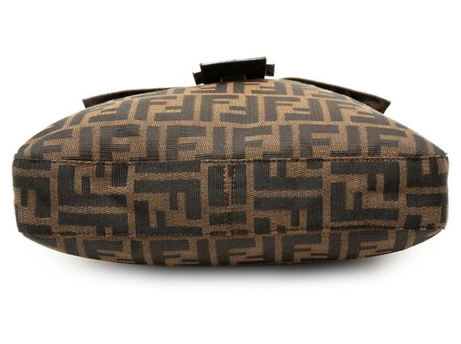 Fendi Zucca FF Logo One-Shoulder Bag Braun - Ansicht 3