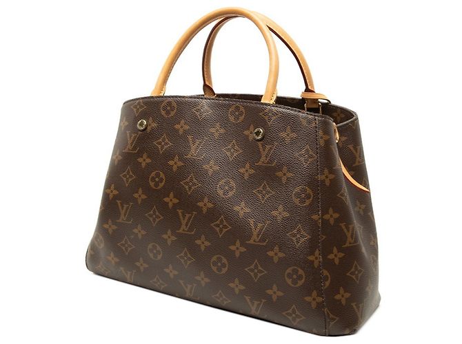 Louis Vuitton Monogram Montaigne MM Handtasche Braun - Ansicht 2