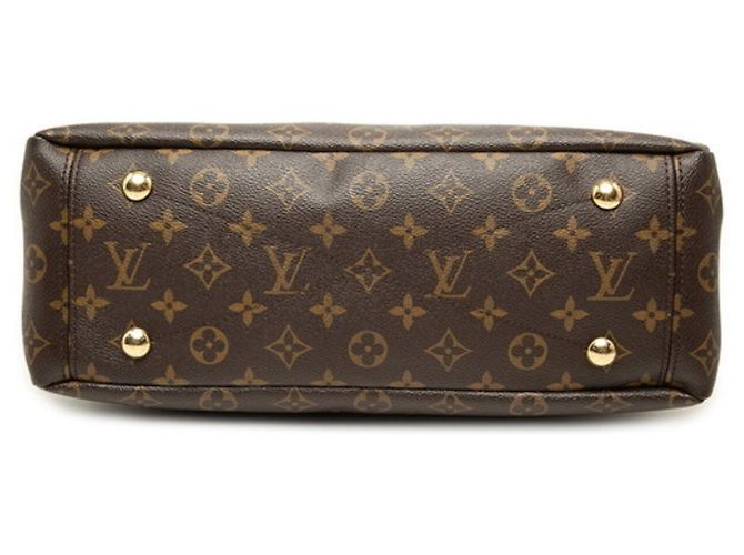 Sac à main Louis Vuitton Monogram Pallas Marron Noir - vue 3