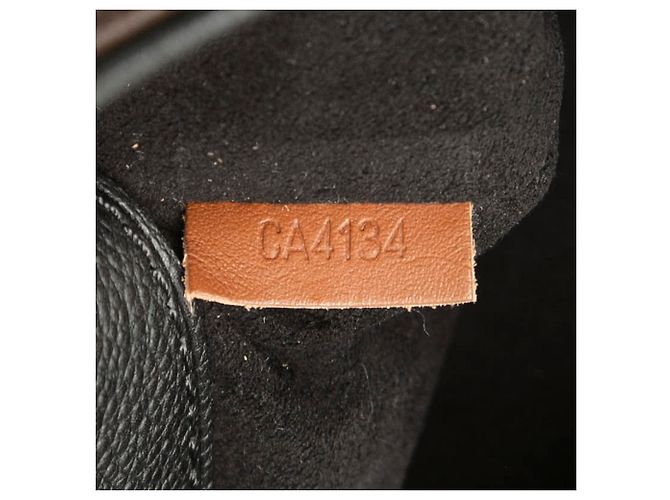Sac à main Louis Vuitton Monogram Pallas Marron Noir - vue 6