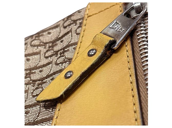 Borsa a tracolla Christian Dior Trotter Beige - vista 14