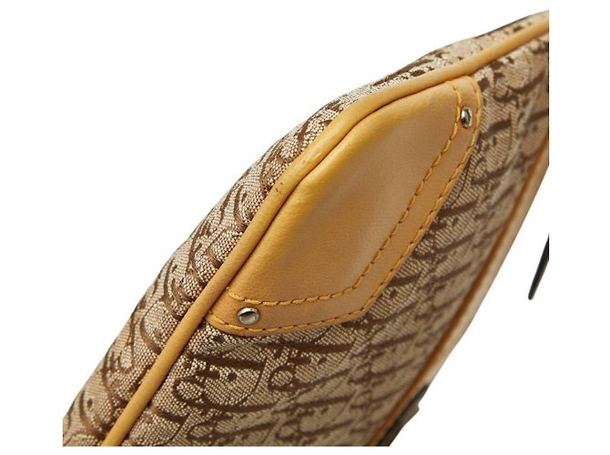 Borsa a tracolla Christian Dior Trotter Beige - vista 5
