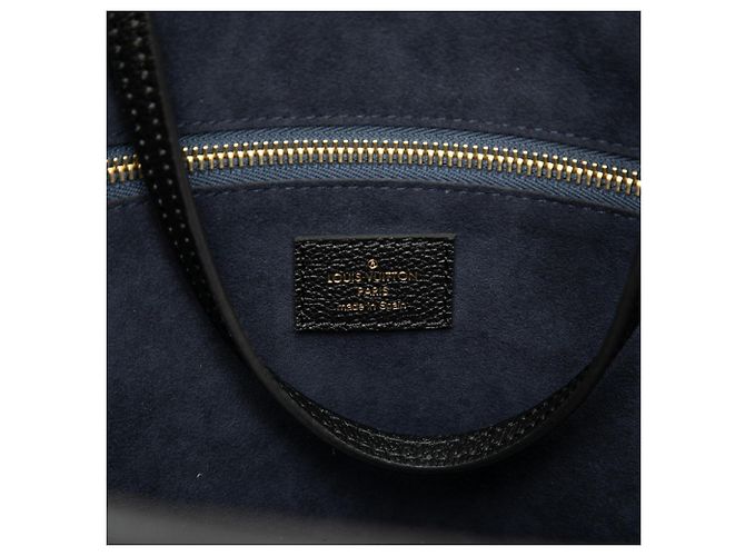 Borsa Tote Louis Vuitton Monogram Empreinte Neverfull MM Nero - vista 5