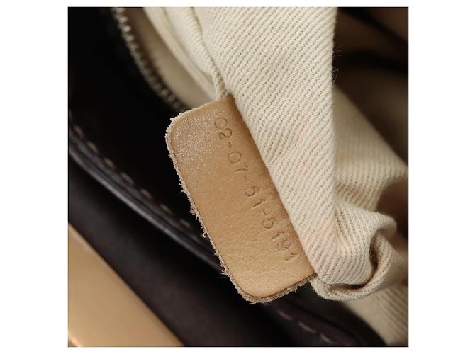Chloé Chloe Paddington Handtasche Leder Braun Gold Silber Authentisch 207438V Golden - Ansicht 12