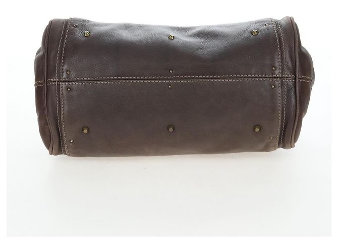 Chloé Chloe Paddington Handtasche Leder Braun Gold Silber Authentisch 207438V Golden - Ansicht 5