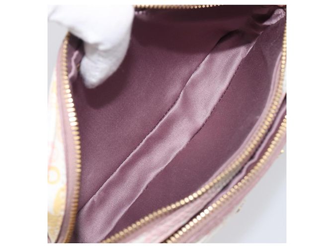 Bolso de hombro Miu Miu Cuero Rosa Oro Auth 206365M Dorado - vista 10