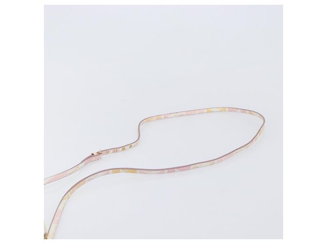 Bolso de hombro Miu Miu Cuero Rosa Oro Auth 206365M Dorado - vista 14