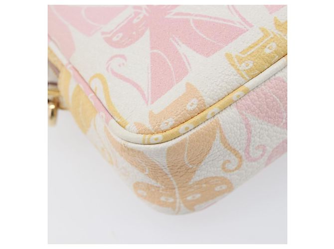 Bolso de hombro Miu Miu Cuero Rosa Oro Auth 206365M Dorado - vista 19