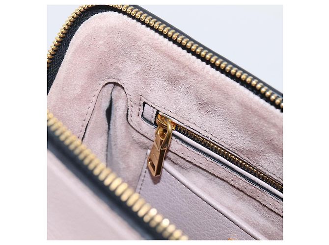 Bolsa Miu Miu em Couro 2way Rosa Tom Dourado Auth 167741M - vista 25
