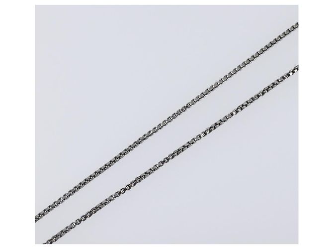 LOUIS VUITTON Collana Pendente Cape Town Metallo Argento M66199 LV Auth ar14337V - vista 14