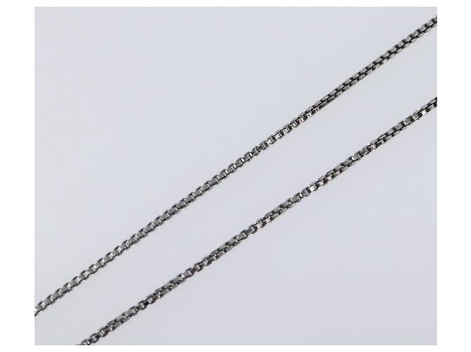 LOUIS VUITTON Collana Pendente Cape Town Metallo Argento M66199 LV Auth ar14337V - vista 15