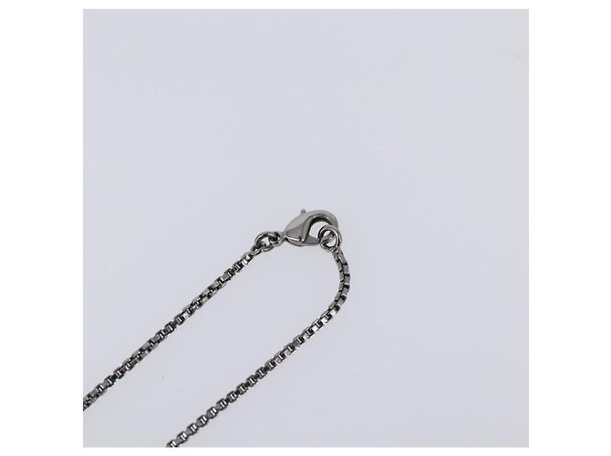 LOUIS VUITTON Collana Pendente Cape Town Metallo Argento M66199 LV Auth ar14337V - vista 8