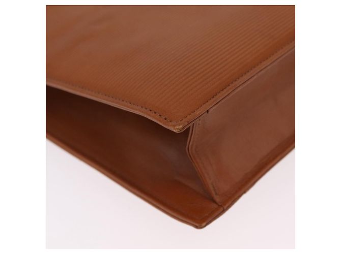 Autre Marque Bolsa de ombro Saint Laurent em couro marrom tom dourado Auth ka6428A - vista 19
