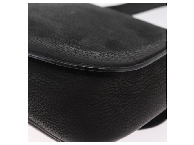 Céline CELINE Shoulder Bag Leather Black Gold Auth 206882 Golden - view 10