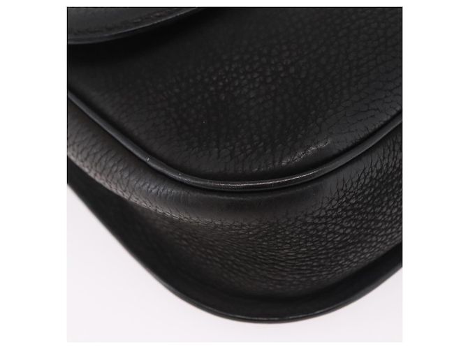 Céline CELINE Shoulder Bag Leather Black Gold Auth 206882 Golden - view 15