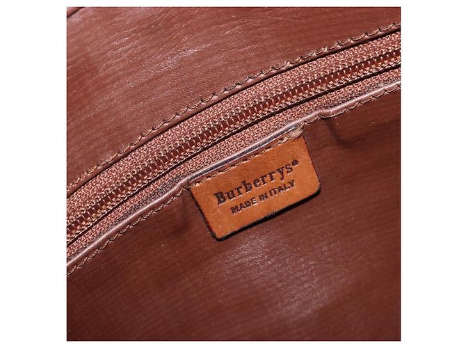 Borsa a tracolla Burberrys in pelle marrone e oro Auth ep15952 D'oro - vista 11