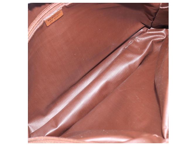 Borsa a tracolla Burberrys in pelle marrone e oro Auth ep15952 D'oro - vista 12