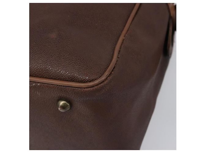 Borsa a tracolla Burberrys in pelle marrone e oro Auth ep15952 D'oro - vista 14