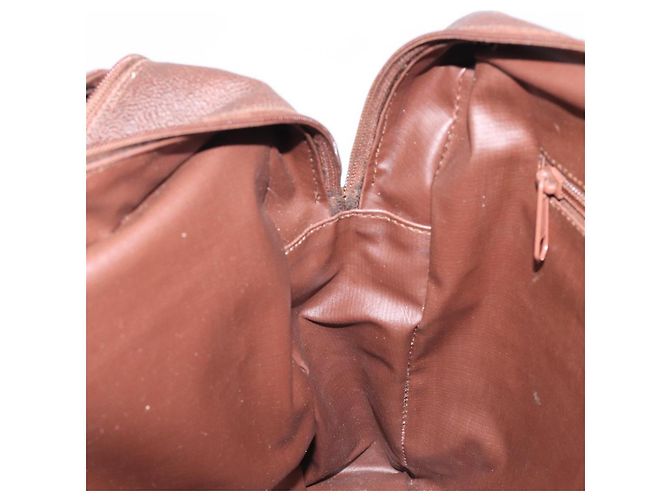 Borsa a tracolla Burberrys in pelle marrone e oro Auth ep15952 D'oro - vista 19