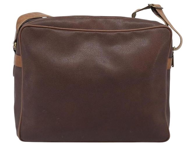 Borsa a tracolla Burberrys in pelle marrone e oro Auth ep15952 D'oro - vista 2
