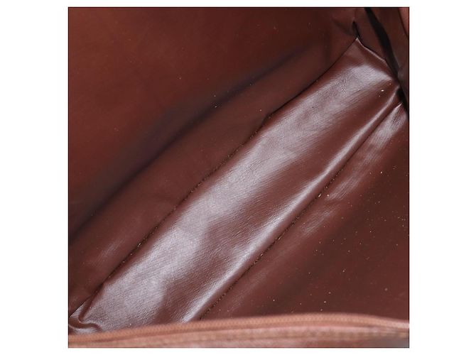 Borsa a tracolla Burberrys in pelle marrone e oro Auth ep15952 D'oro - vista 22