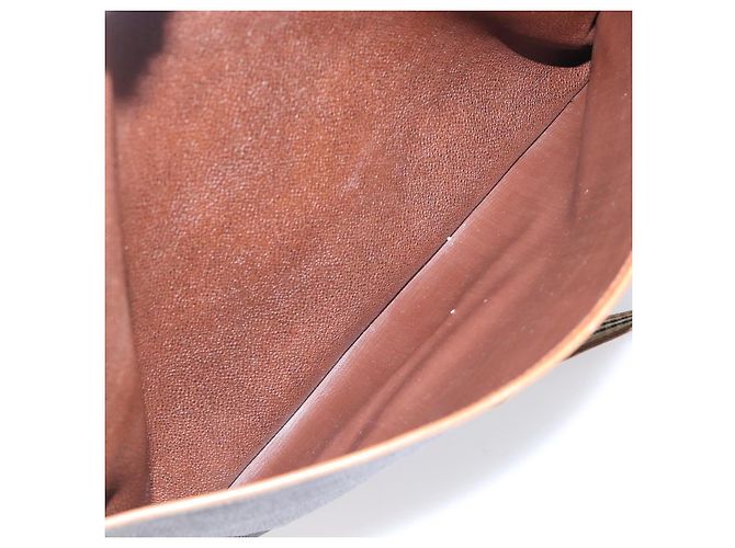 Borsa a tracolla Burberrys in pelle marrone e oro Auth ep15952 D'oro - vista 23