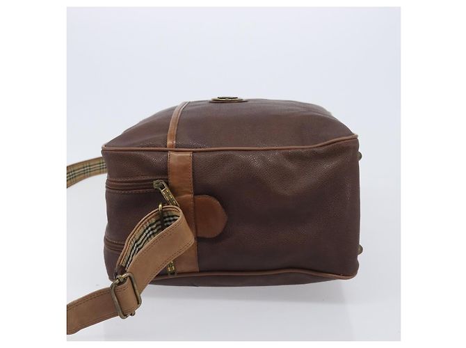 Borsa a tracolla Burberrys in pelle marrone e oro Auth ep15952 D'oro - vista 4