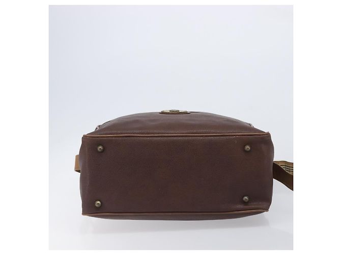Borsa a tracolla Burberrys in pelle marrone e oro Auth ep15952 D'oro - vista 5