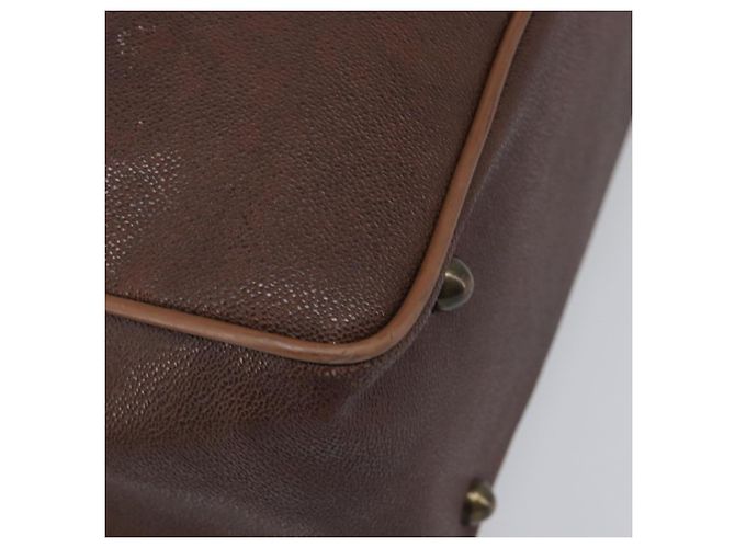 Borsa a tracolla Burberrys in pelle marrone e oro Auth ep15952 D'oro - vista 9