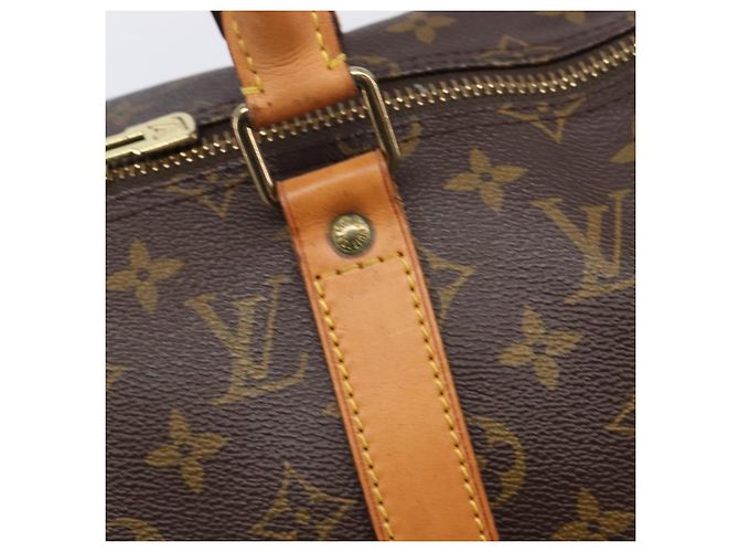 LOUIS VUITTON Monogram Keepall Bandouliere 50 Boston Bag M41416 LV Auth 203189V Monogramm - Ansicht 22