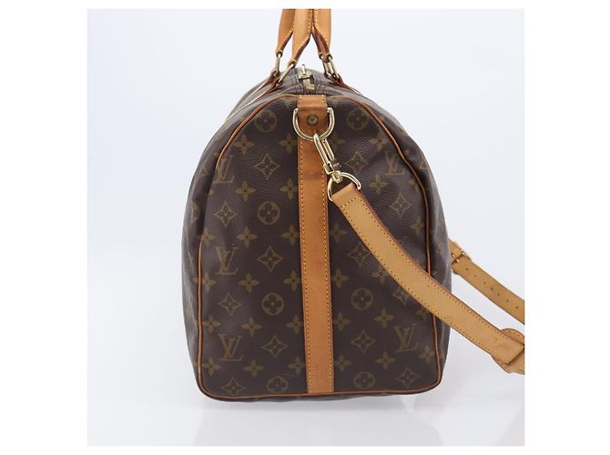 LOUIS VUITTON Monogram Keepall Bandouliere 50 Boston Bag M41416 LV Auth 203189V Monogramm - Ansicht 3