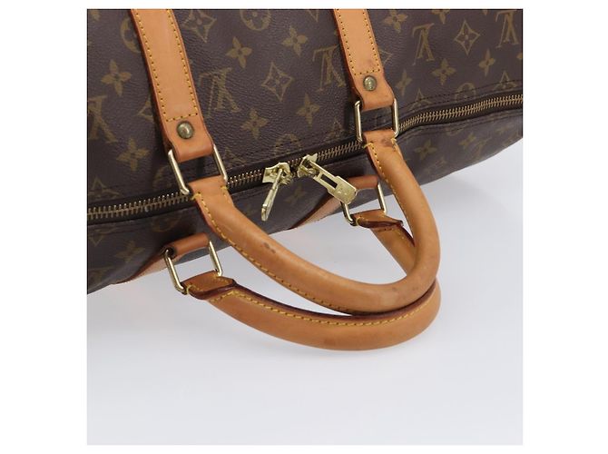 LOUIS VUITTON Monogram Keepall Bandouliere 50 Boston Bag M41416 LV Auth 203189V Monogramm - Ansicht 7