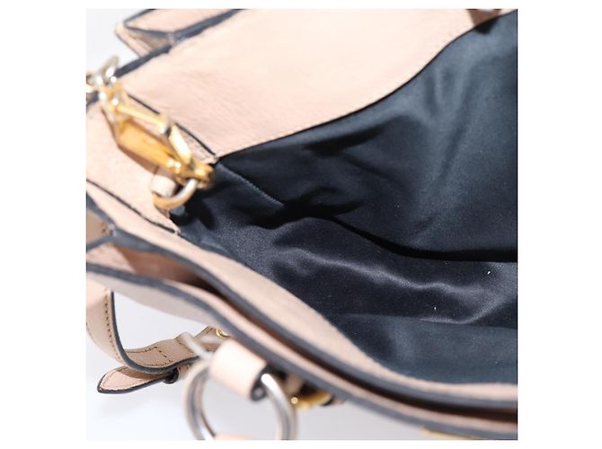 Borsa a mano Miu Miu in pelle 2way Beige Gold Auth BA16044A D'oro - vista 23
