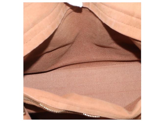 Autre Marque Borsa a mano Saint Laurent Muse toe in pelle marrone e oro autentica am12717A D'oro - vista 11