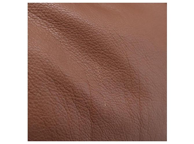 Autre Marque Borsa a mano Saint Laurent Muse toe in pelle marrone e oro autentica am12717A D'oro - vista 18