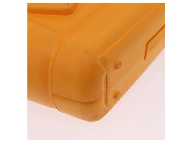 Borsa a mano Bottega Veneta Rubber Orange Auth 207536A Arancione - vista 10