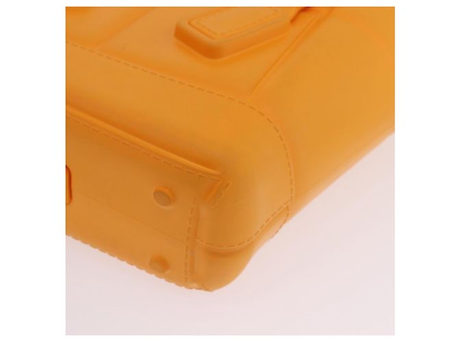 Borsa a mano Bottega Veneta Rubber Orange Auth 207536A Arancione - vista 14