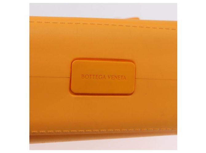 Borsa a mano Bottega Veneta Rubber Orange Auth 207536A Arancione - vista 17